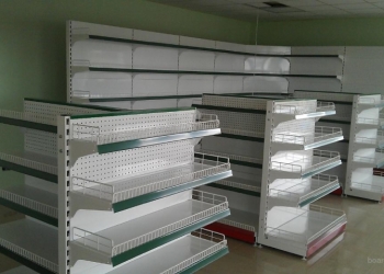 Металлические стеллажи для магазинов