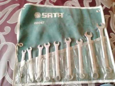 Продам Набор ключей рожково -накидных Sata размеры от 8до19