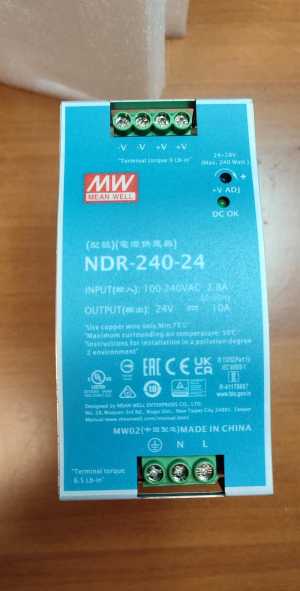 Блок питания MEAN WELL NDR-240-24