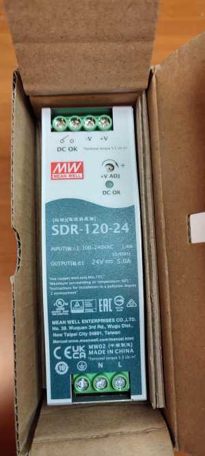 Блок питания MEAN WELL SDR-120-24