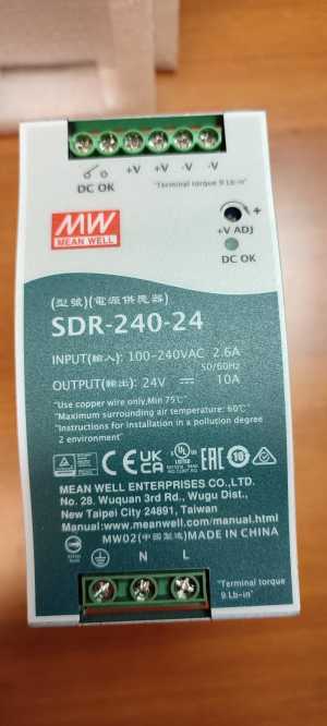 Блок питания MEAN WELL SDR-240-24