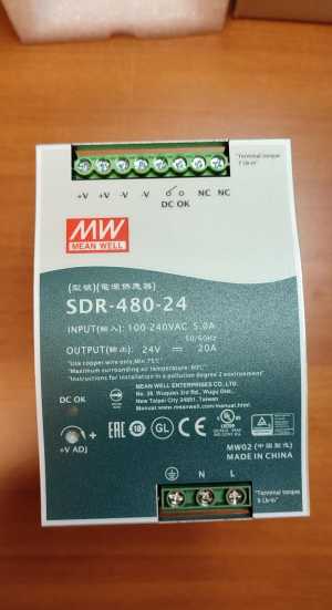 Блок питания MEAN WELL SDR-480-24