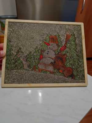 Картина медная 1990год