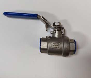 Кран шаровый 1/2” нержавейка.