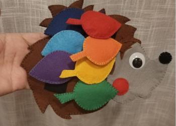 Развивающая игрушка из фетра