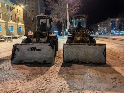 Уборка снега.