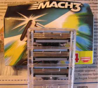 Кассеты Gillette MACH 3