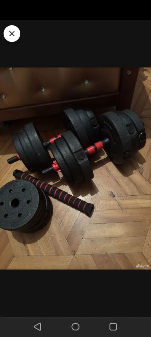 Гантели разборные