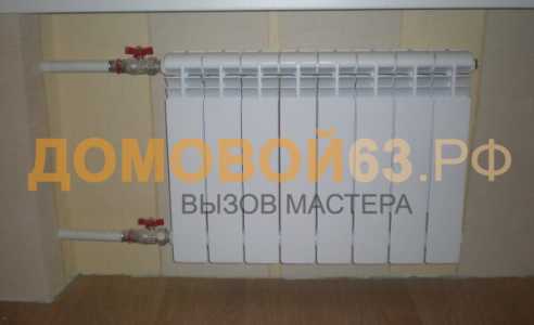 Замена радиаторов отопления