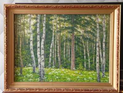 Картина маслом. Неизвестный тамбовский художник .