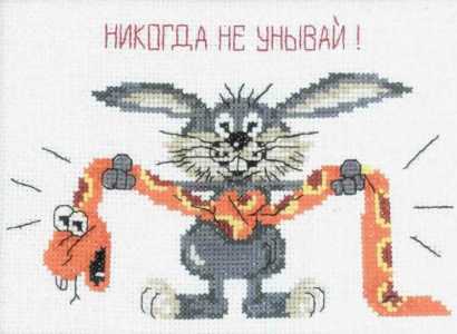 Набор для вышивки Никогда не унывай рто С079
