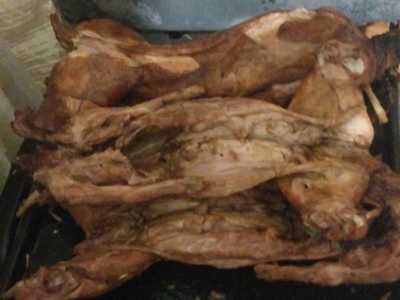 Кролик копчёный,свежий