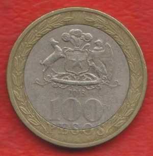 Чили 100 песо 2013 г.