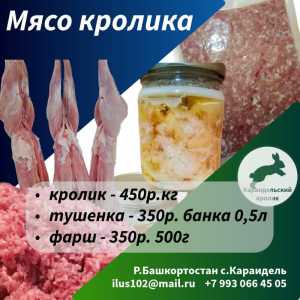 МЯСО КРОЛИКА!
