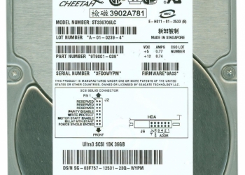 2146151 Hdd SCSI 68 pin 9 gb б/у
