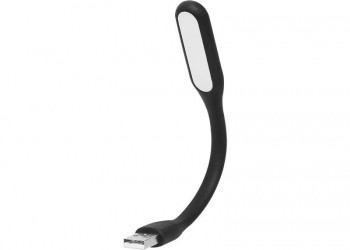 Гибкая светодиодная USB лампа черный