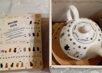 Чайный набор: чайник+чашка+блюдце