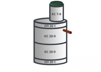 Септик накопительный КС 20-9 Объем 5,6м3