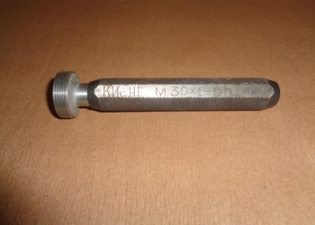 Калибр пробка резьбвая М30*1 6g НЕ