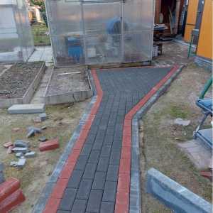 Укладка тротуарной плитки