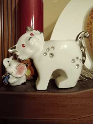 Подсвечник кот
