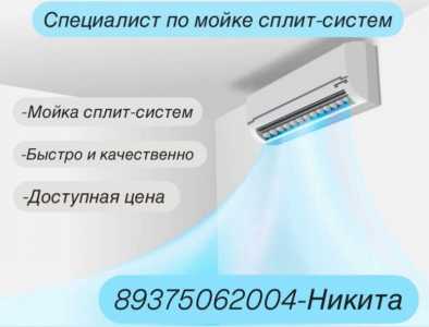 Чистка сплит систем