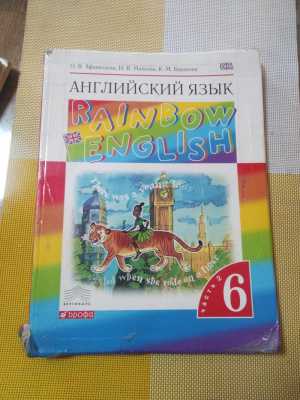 Английский язык 6 класс