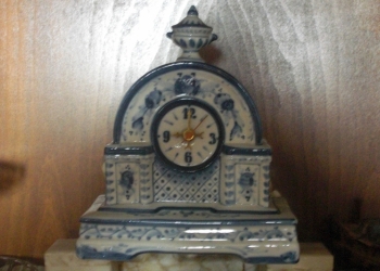 Гжель часы