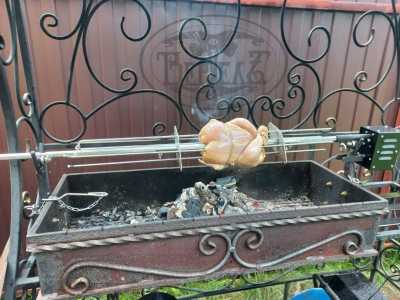 Вертел для жарки мяса на углях
