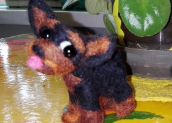 Валяные игрушки зверушки