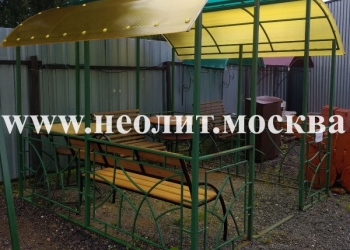 Металлические садовые и парковые беседки
