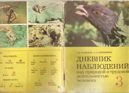 дневник наблюдение для школы