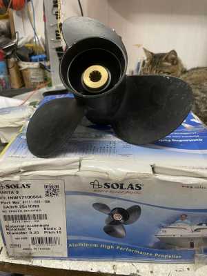 Винт гребной solas 4111-093-10, 3x9.25-10