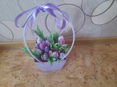 Букет, из мыло