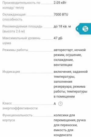 Новый кондиционер мобильный напольный