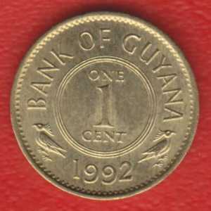 Гайана 1 цент 1992 г.