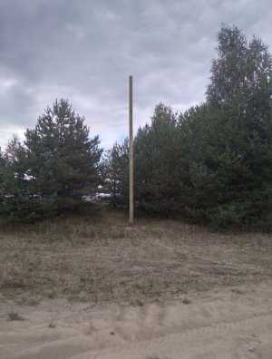 ДОСТАВКА И УСТАНОВКА ДЕРЕВЯННЫХ ОПОР