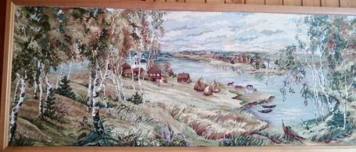 Картина из гобелена 146 х 58 см