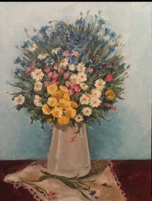 Картина маслом, формат а3