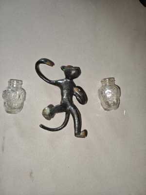 Обезьянка, бронза, литье, СССР, 1970-1990 гг