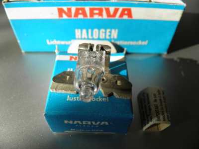 Лампа галогеновая 6V 20 W гдр