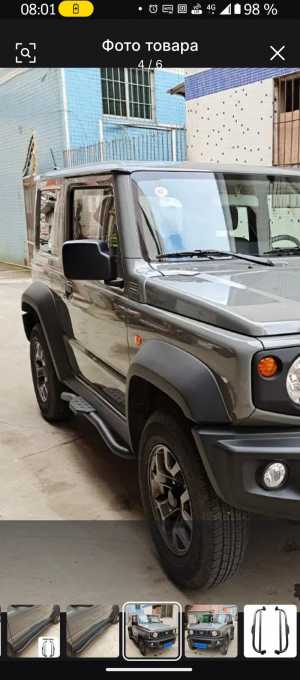 Силовые пороги на jimny4