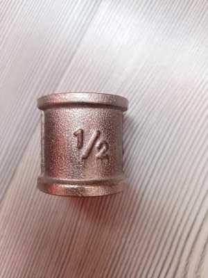 Муфта латунная 1/2×1/2