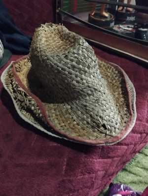 Шляпа соломенная Хеллоуин