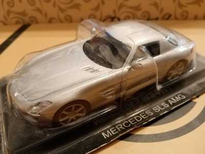 Модель автомобиля Mersedes SLS AMG, масштаб 1/43. Диагостини