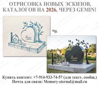 Дизайн памятников нейросеь