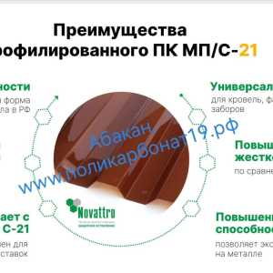 Проф лист прозрачный