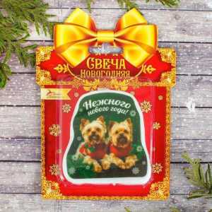 Свеча "Нежного Нового года! ". Новая.