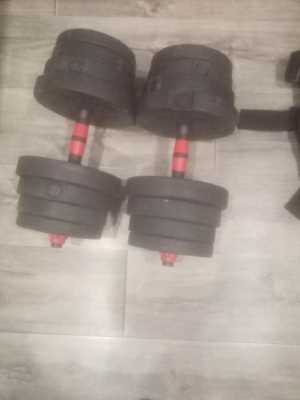 Продам гантели 15 кг, 2 штуки