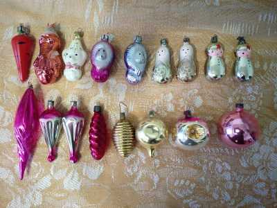 Ёлочные игрушки СССР